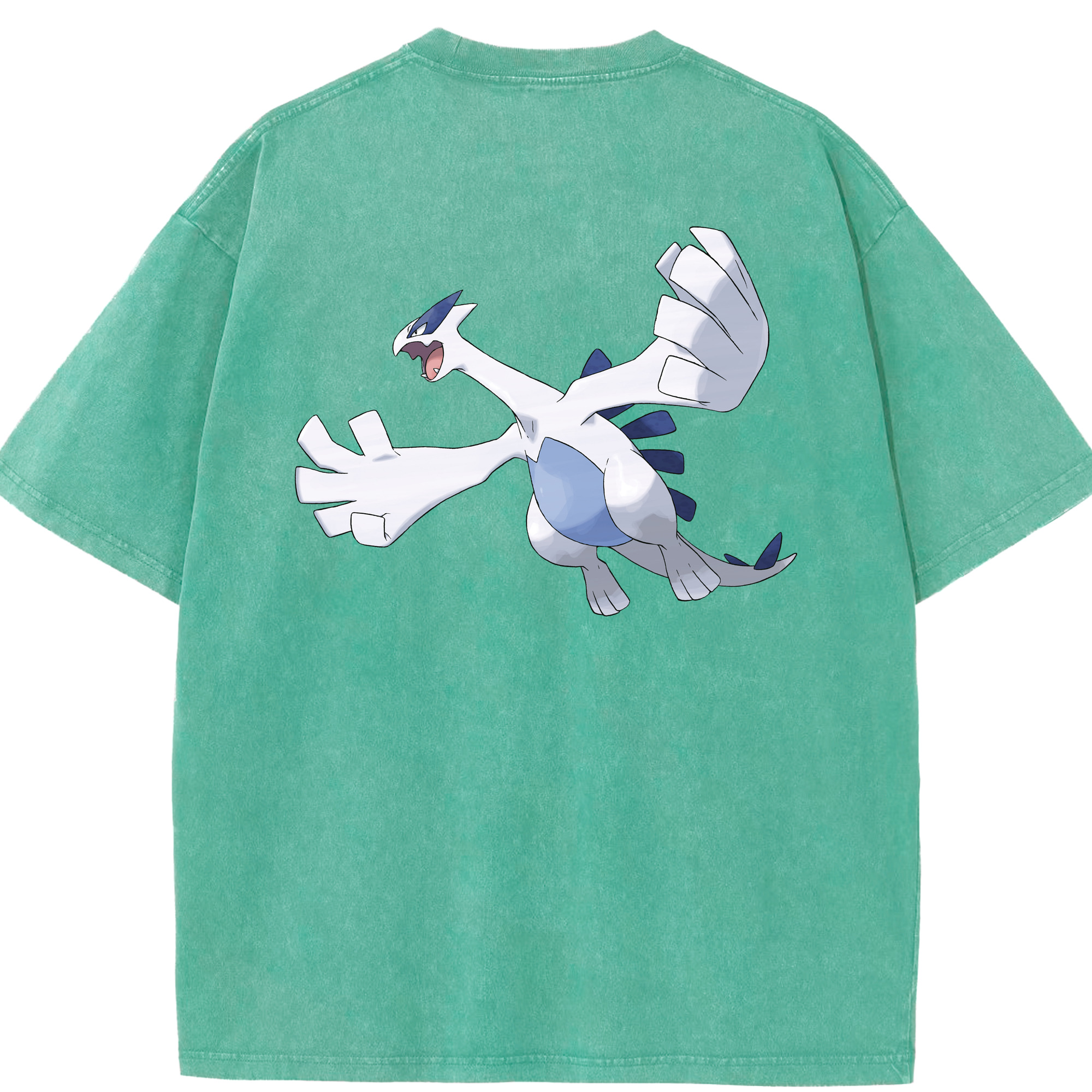 （画像用） ポケットモンスター Pokémon 綿100% ヴィンテージ風 半袖Tシャツ（背面プリント）